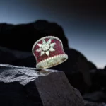 Red Panna Solid Ring